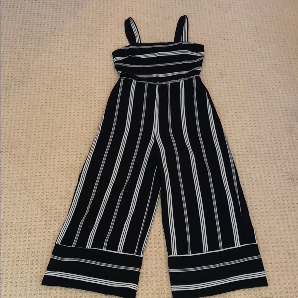 black striped jumpsuit